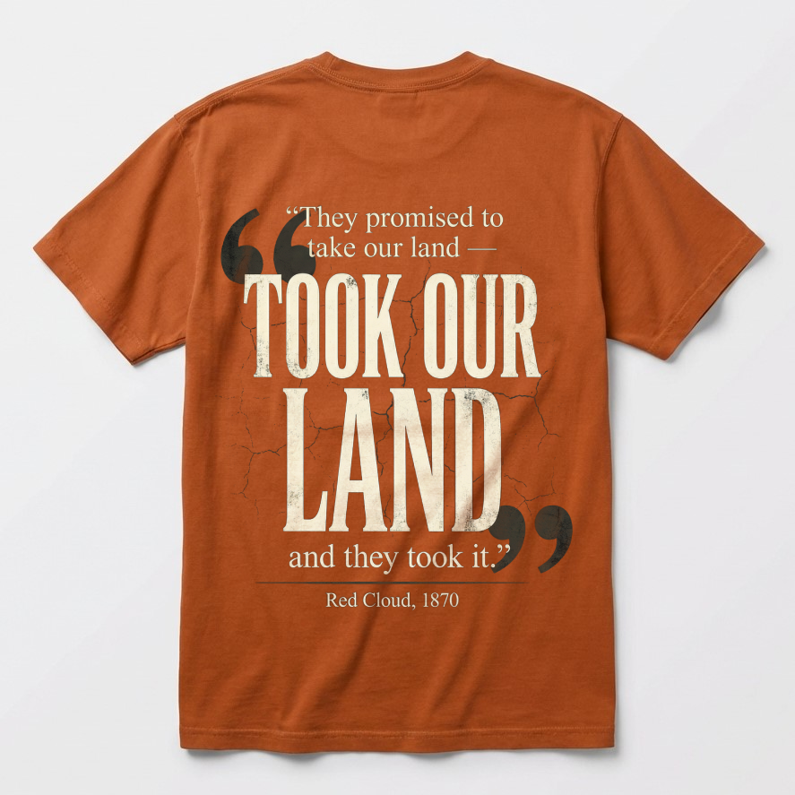 Red Cloud — Honor the Man — Double-sided T-shirt
