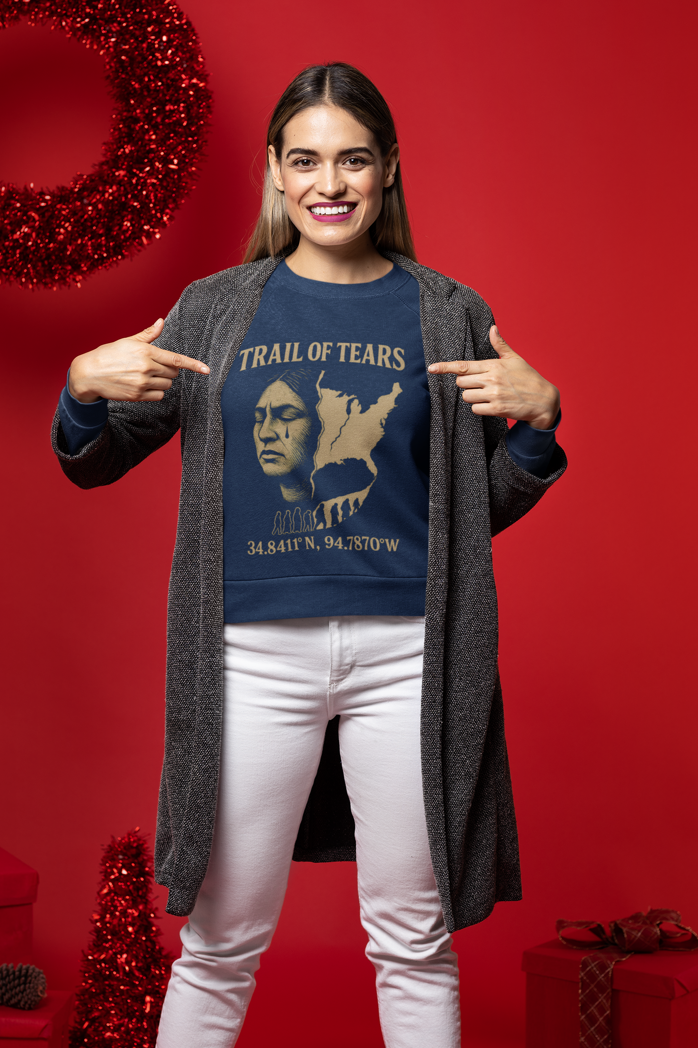 "Sundaraq" | Trail Of Tears | Crewneck Sweatshirt