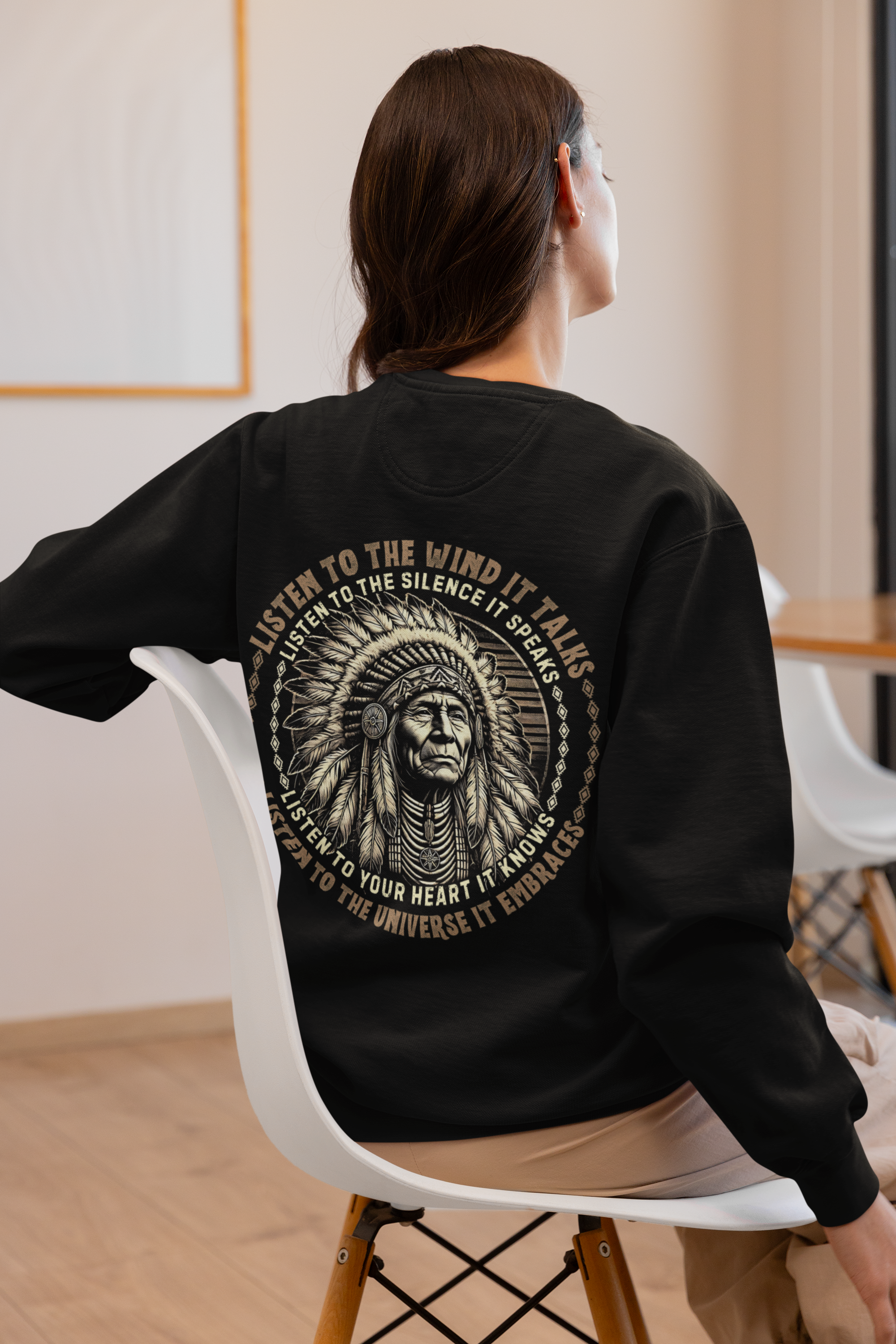 "Dyani" | Trail Of Tears | Crewneck Sweatshirt | Back