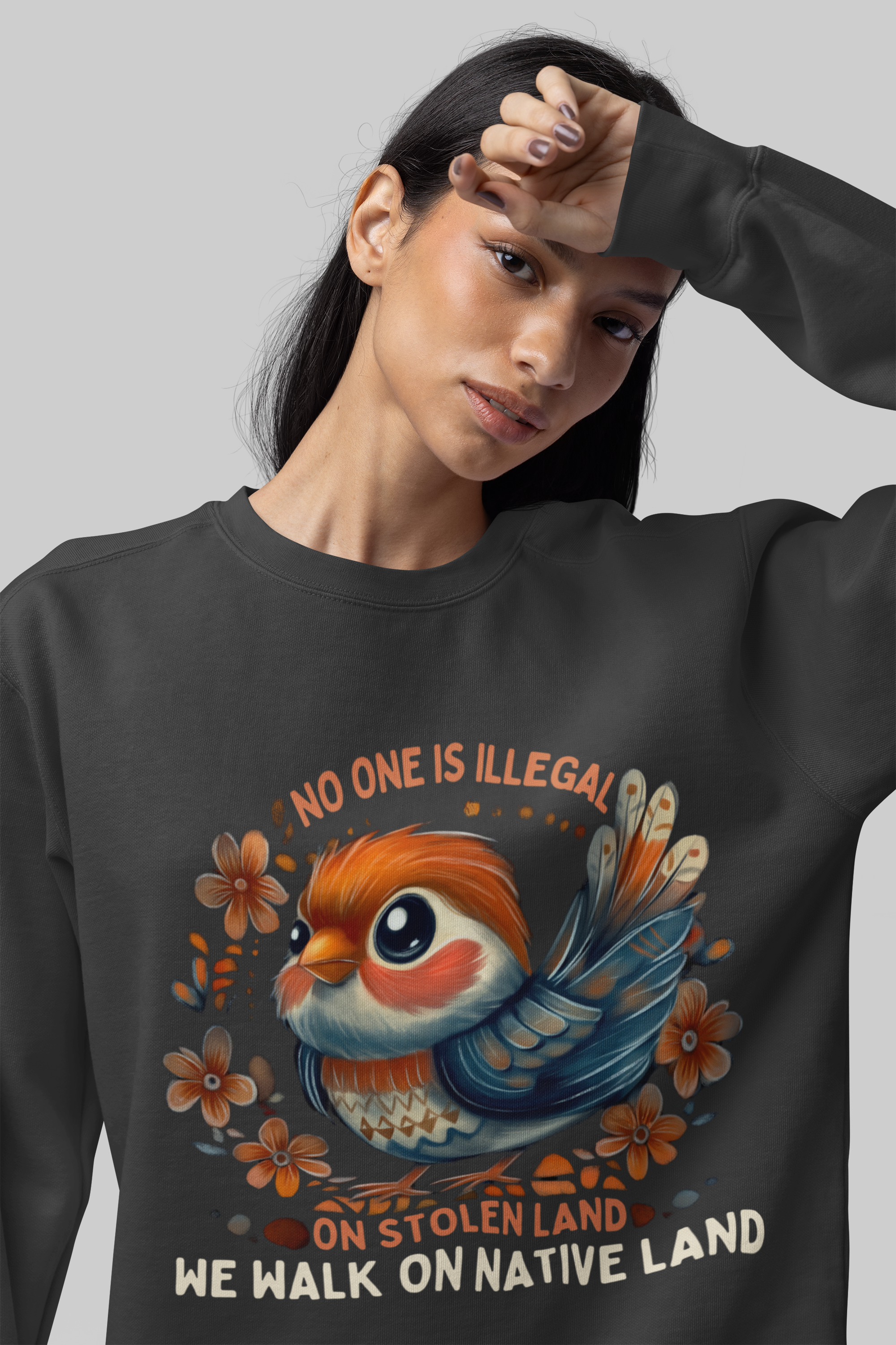 "Nyah" | Quetzal | Crewneck Sweatshirt