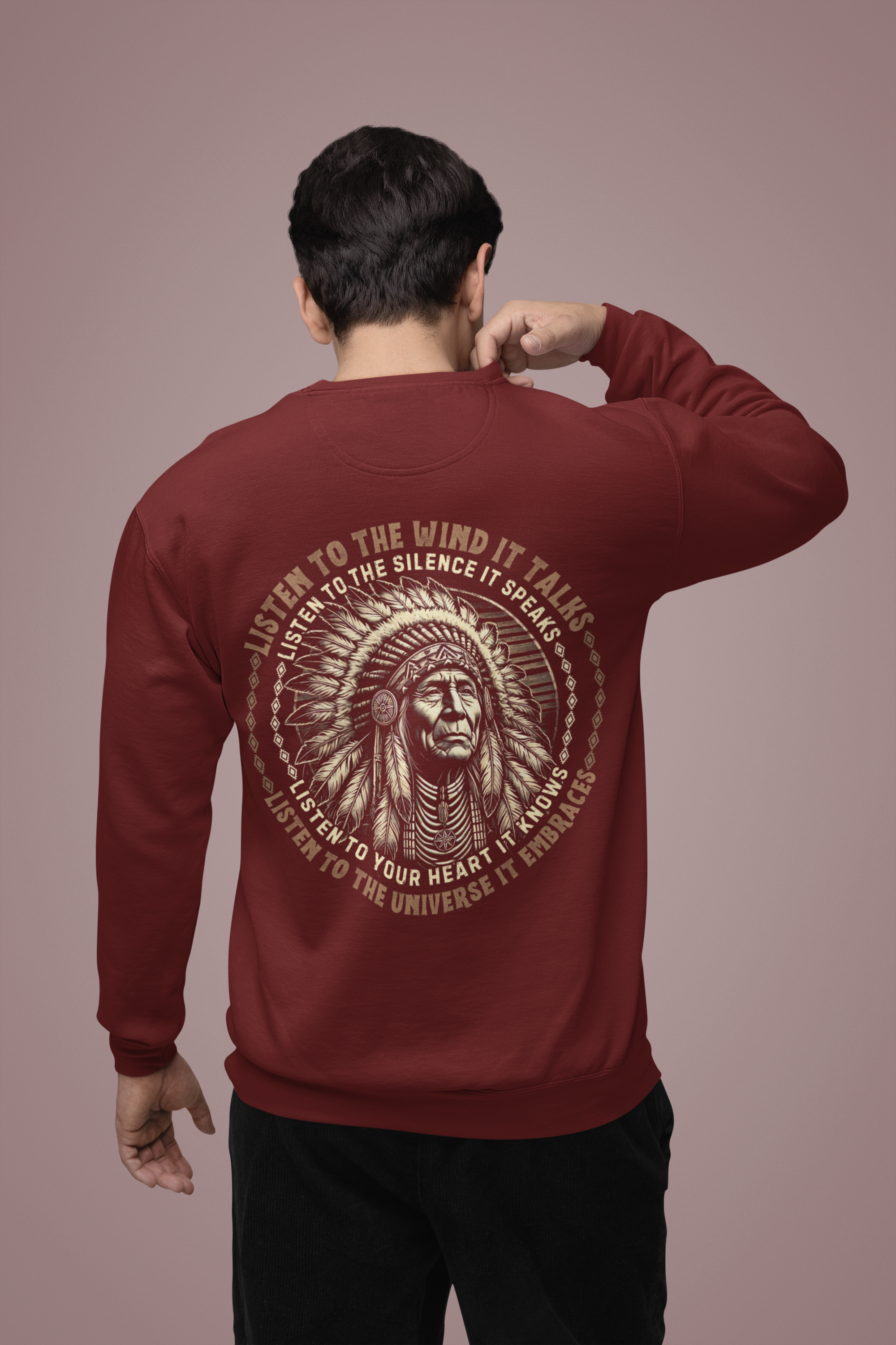 "Dyani" | Trail Of Tears | Crewneck Sweatshirt | Back