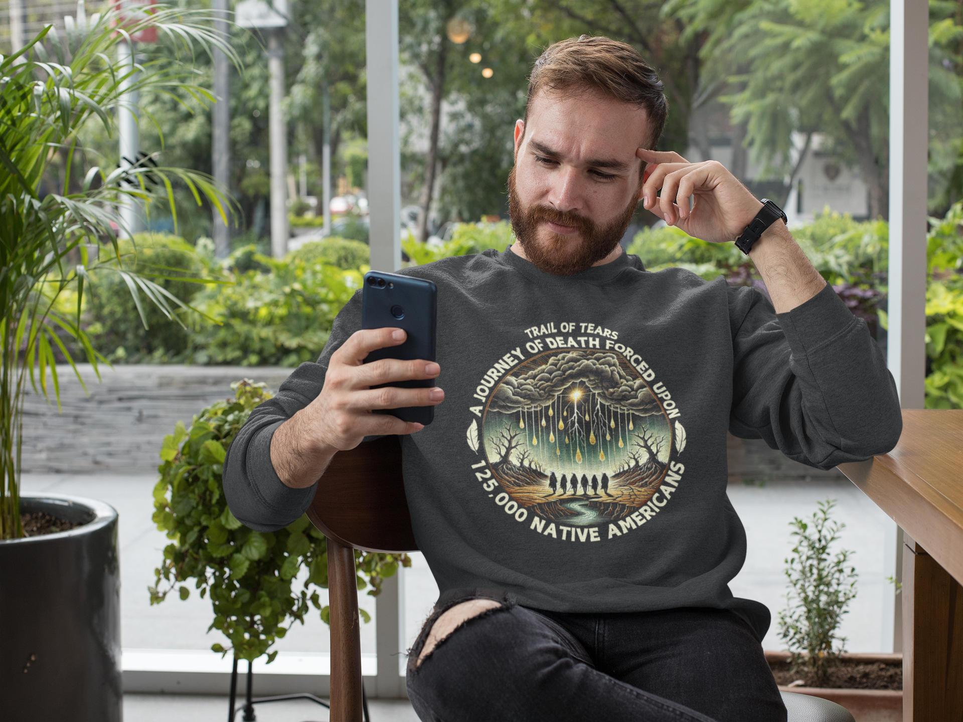 "Kiona" | Trail Of Tears | Crewneck Sweatshirt