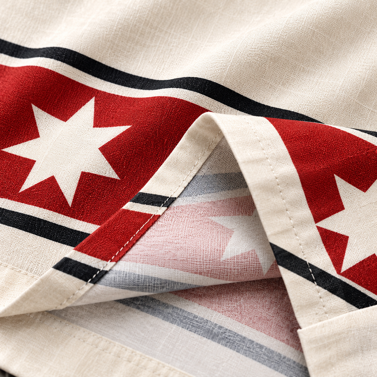 Crimson Star — Cherokee Heritage — Hawaiian Shirt