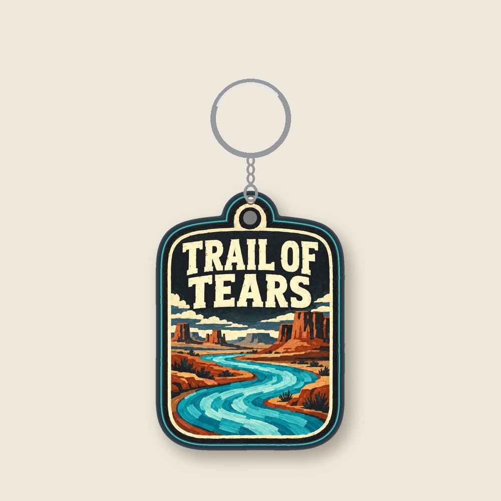 Elu Trail of Tears remembrance keychain