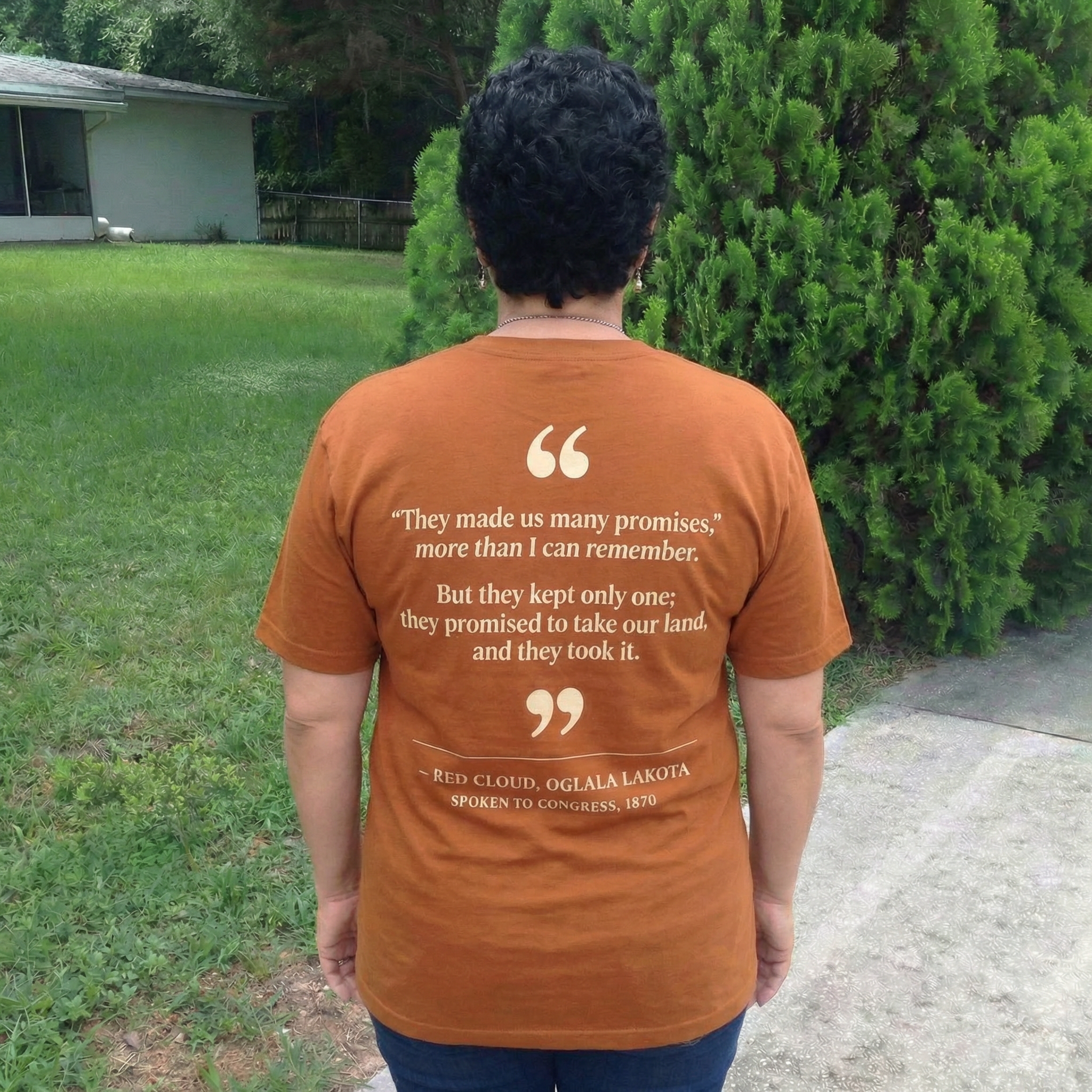 Alowa — The Founding Father — Double-sided T-shirt