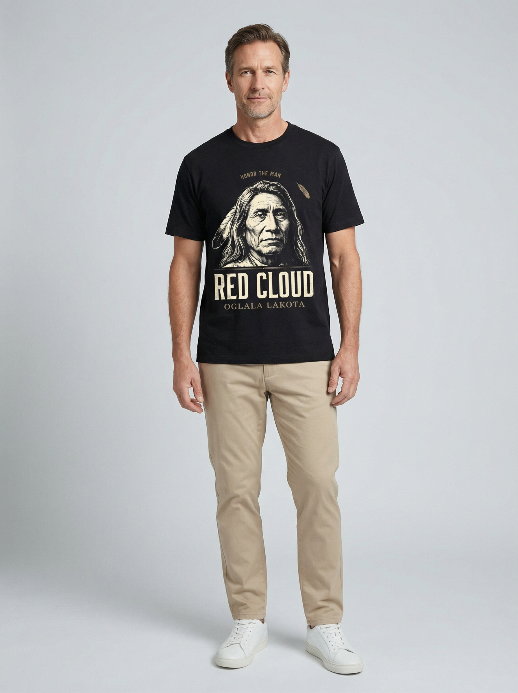Red Cloud — Honor the Man — Double-sided T-shirt