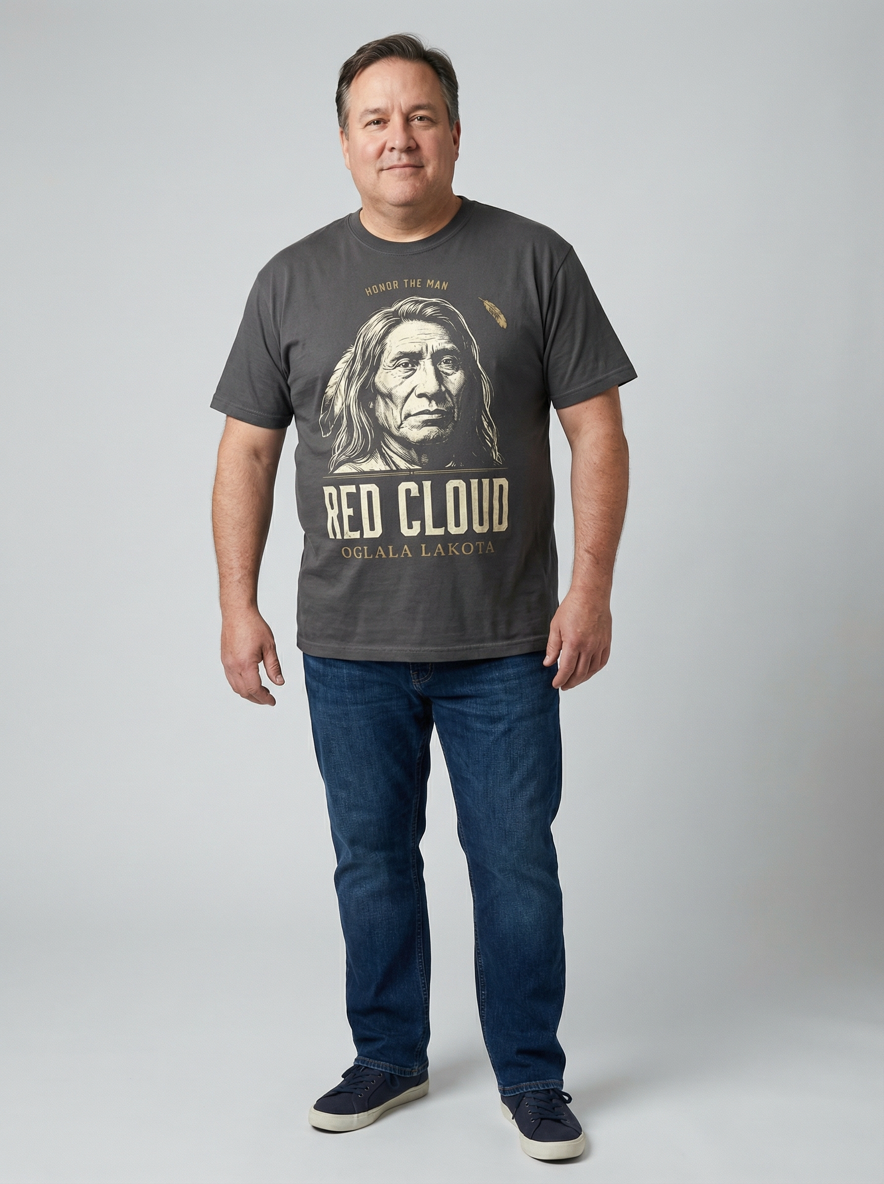 Red Cloud — Honor the Man — Double-sided T-shirt