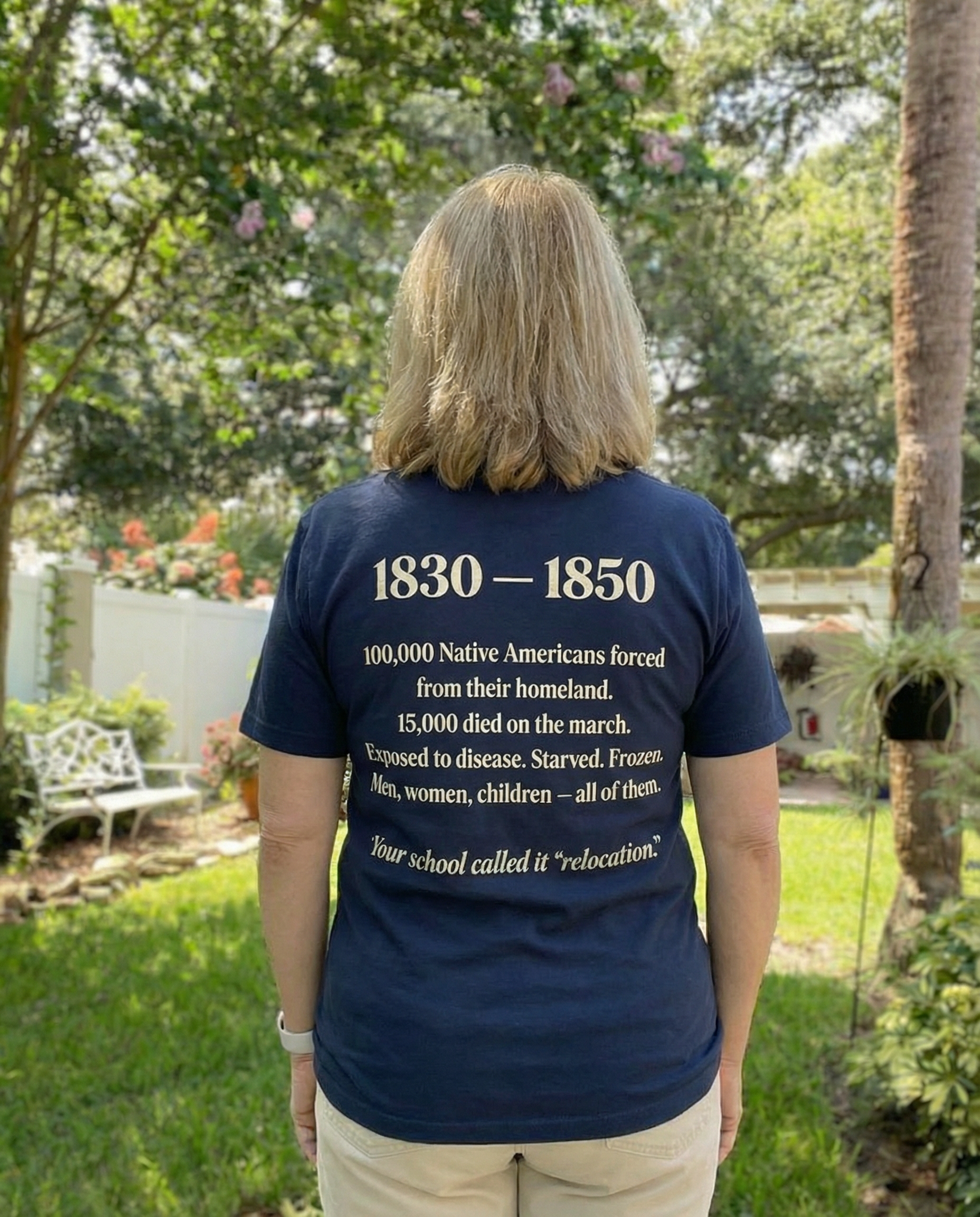 Mokawe — Trail of Tears — Double-sided T-shirt