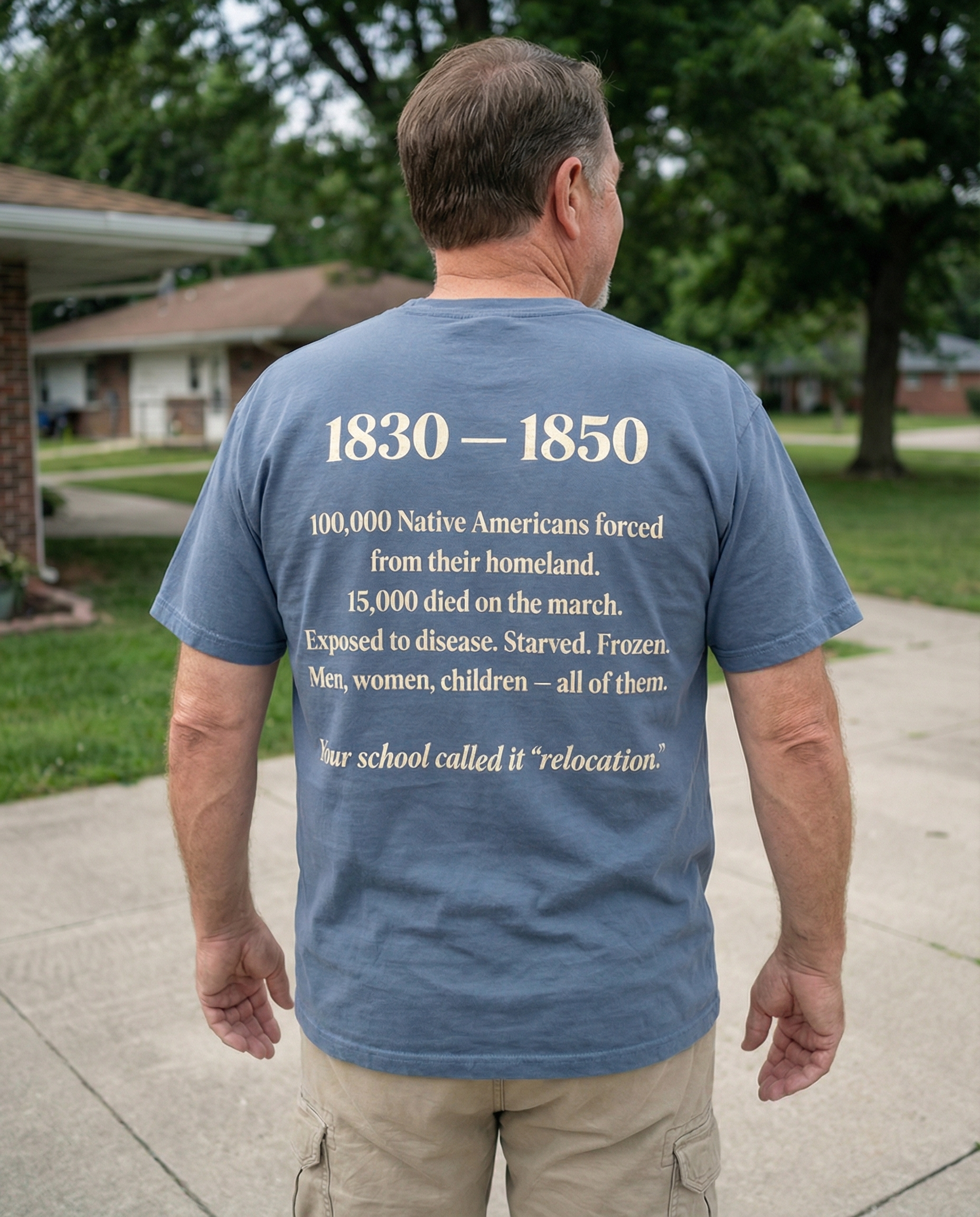 Mokawe — Trail of Tears — Double-sided T-shirt