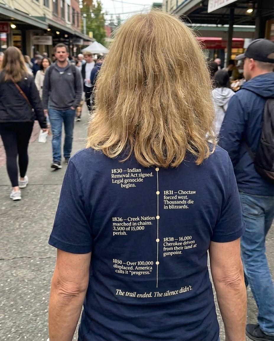 Yuvoka — Trail of Tears — Double-sided T-shirt