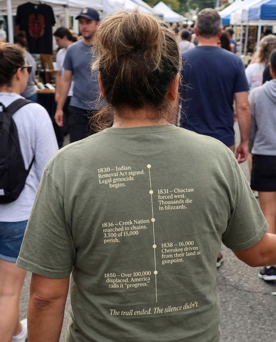 Yuvoka — Trail of Tears — Double-sided T-shirt