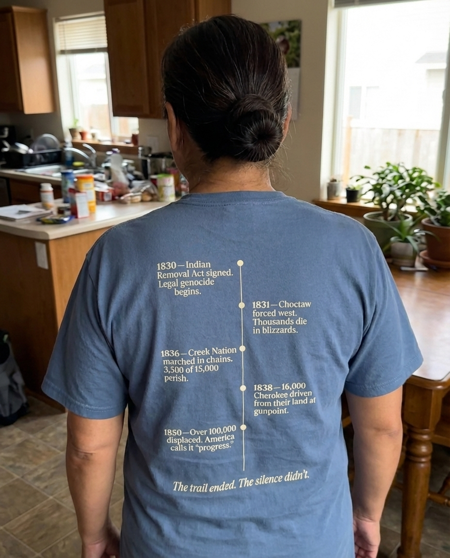 Yuvoka — Trail of Tears — Double-sided T-shirt