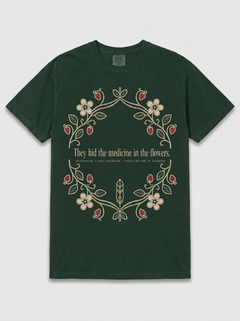 Mashkiki — Medicine in the Flowers — Heritage Tee — view 1