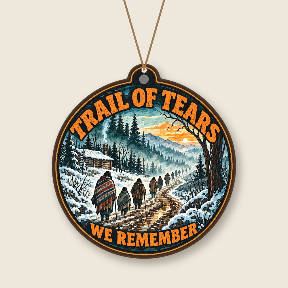 Hiawatha Trail of Tears remembrance ornament