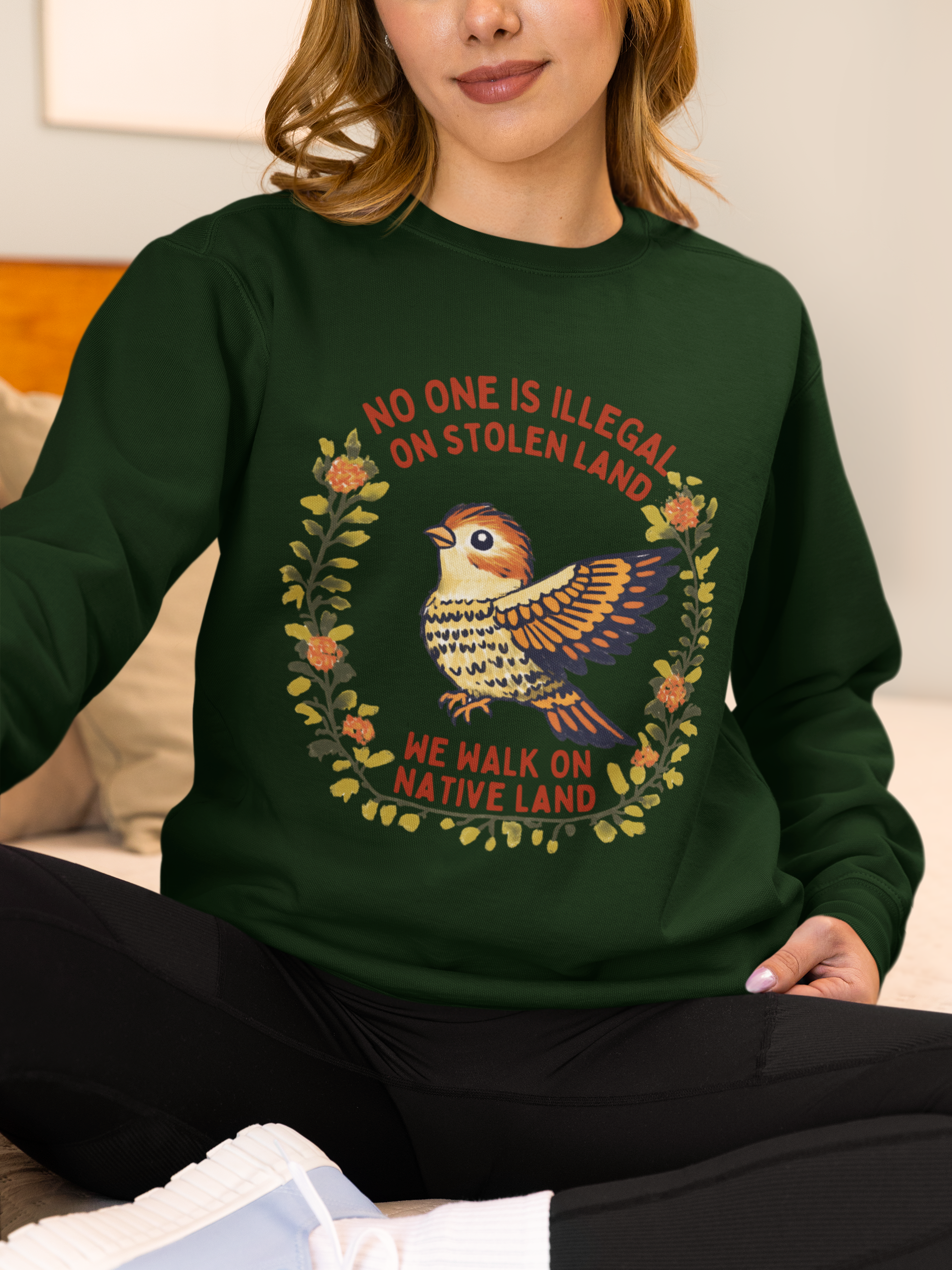 "Pakuna" | Quetzal | Crewneck Sweatshirt