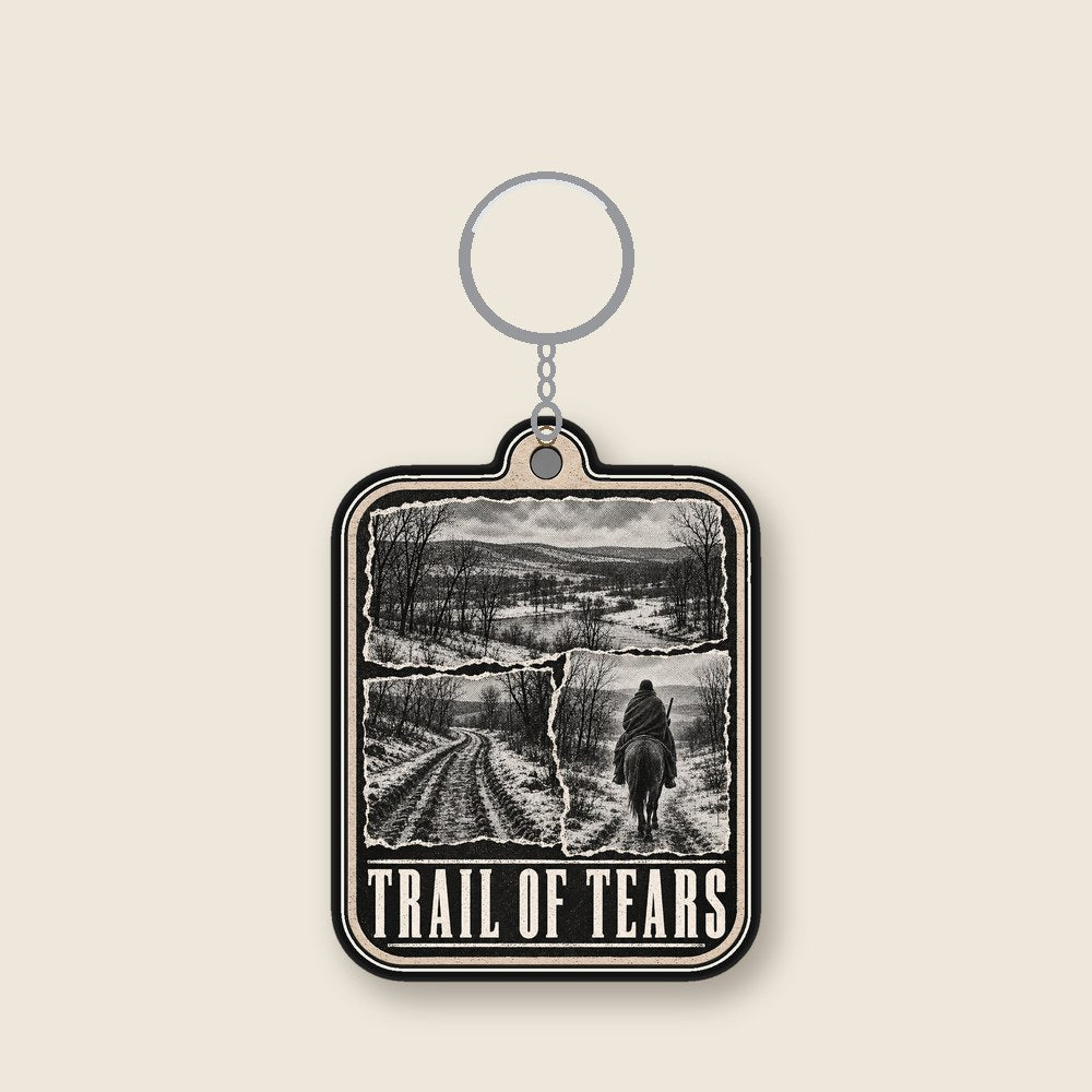Kaira Trail of Tears remembrance keychain