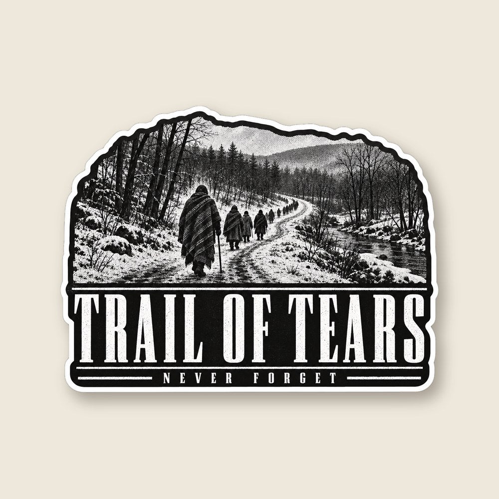 Kaira Trail of Tears remembrance sticker