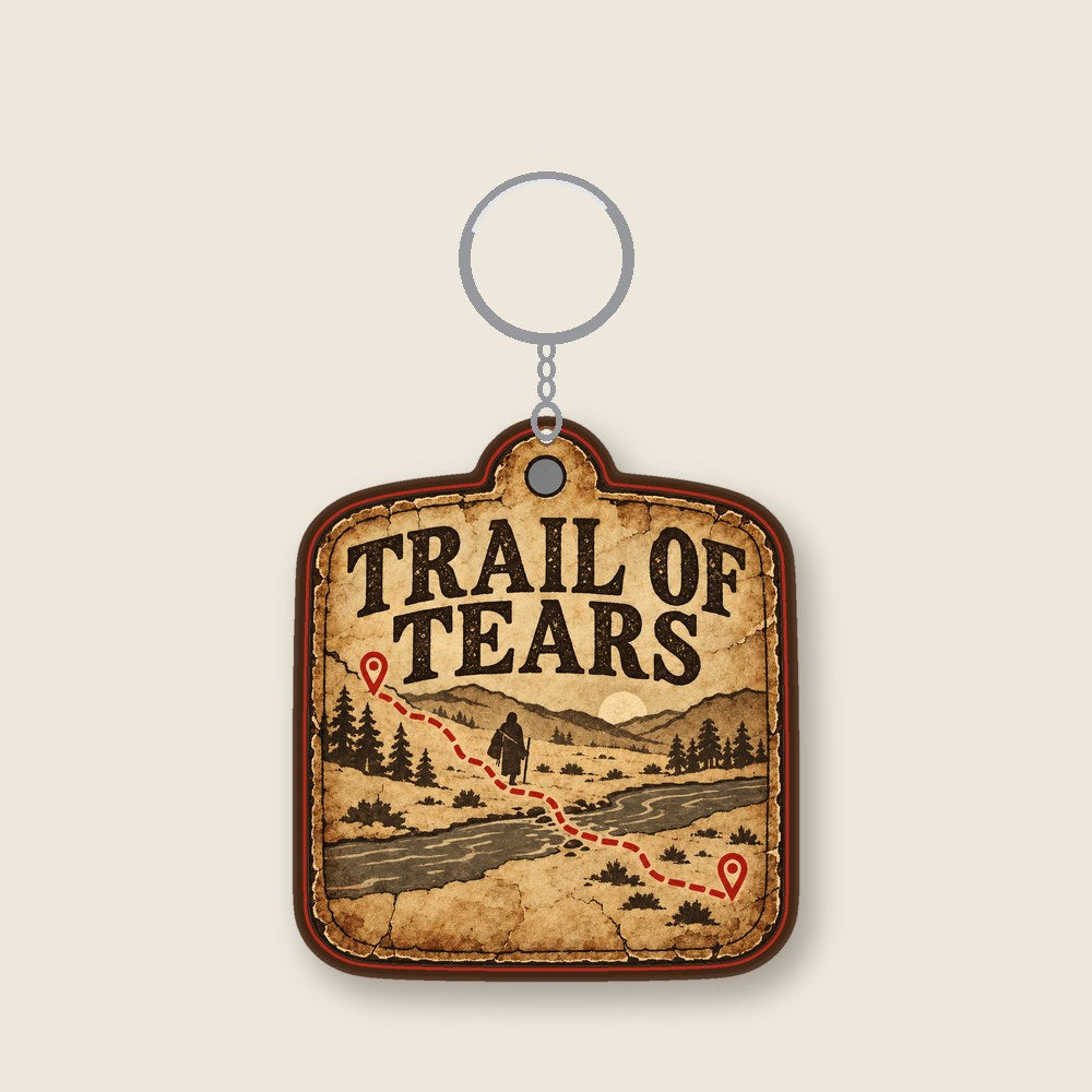 Ketso Trail of Tears remembrance keychain