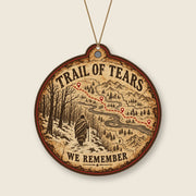 Ketso Trail of Tears remembrance ornament