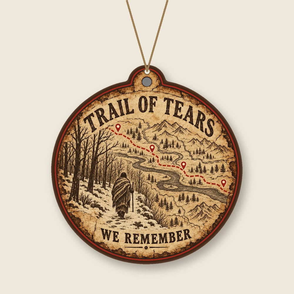 Ketso Trail of Tears remembrance ornament
