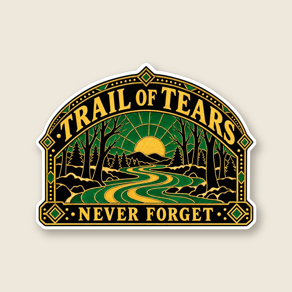 Kimama II Trail of Tears remembrance sticker