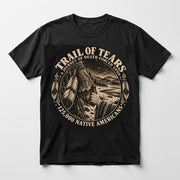 The Small Hand Trail of Tears shirt in black