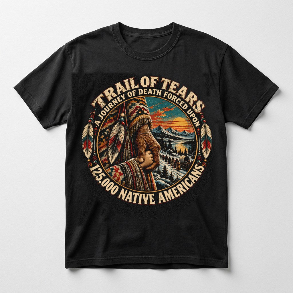 Hold On Trail of Tears shirt in black