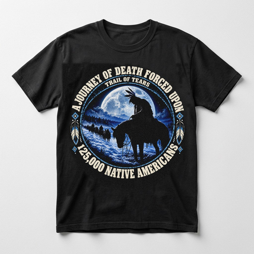 Blue Moon Trail of Tears shirt in black