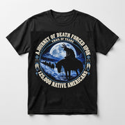 Blue Moon Trail of Tears shirt in black