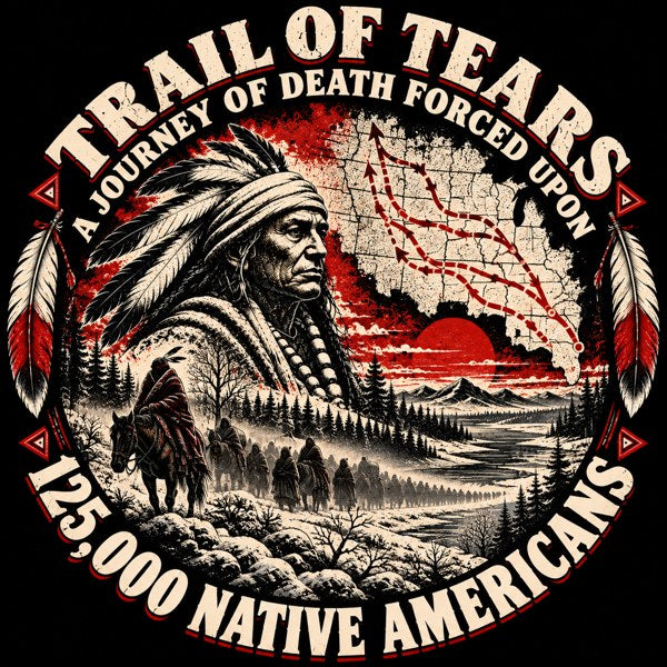The Map Trail of Tears design artwork