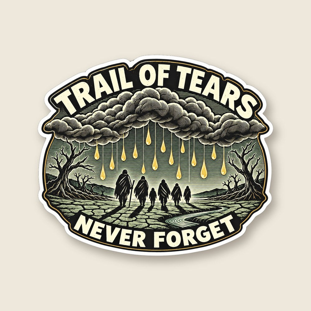 Kiona Trail of Tears remembrance sticker