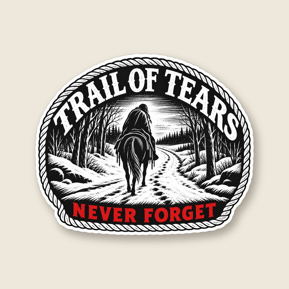 Kohana Trail of Tears remembrance sticker