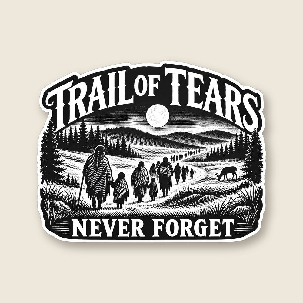 Lomasi Trail of Tears remembrance sticker