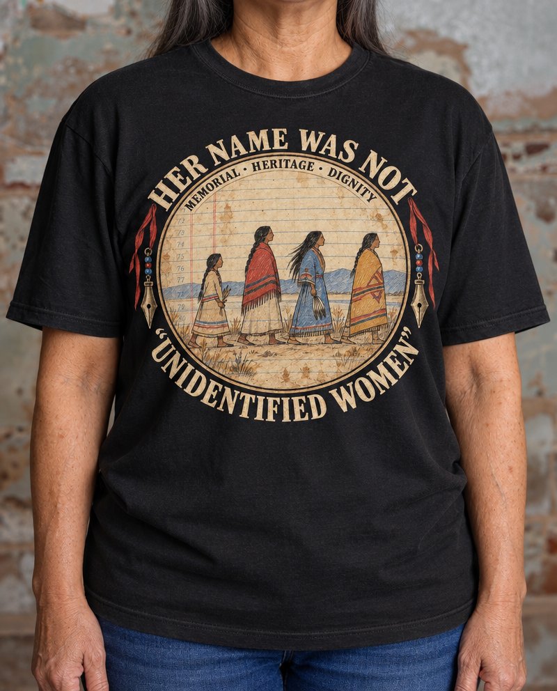 The Ledger MMIW memorial shirt in black