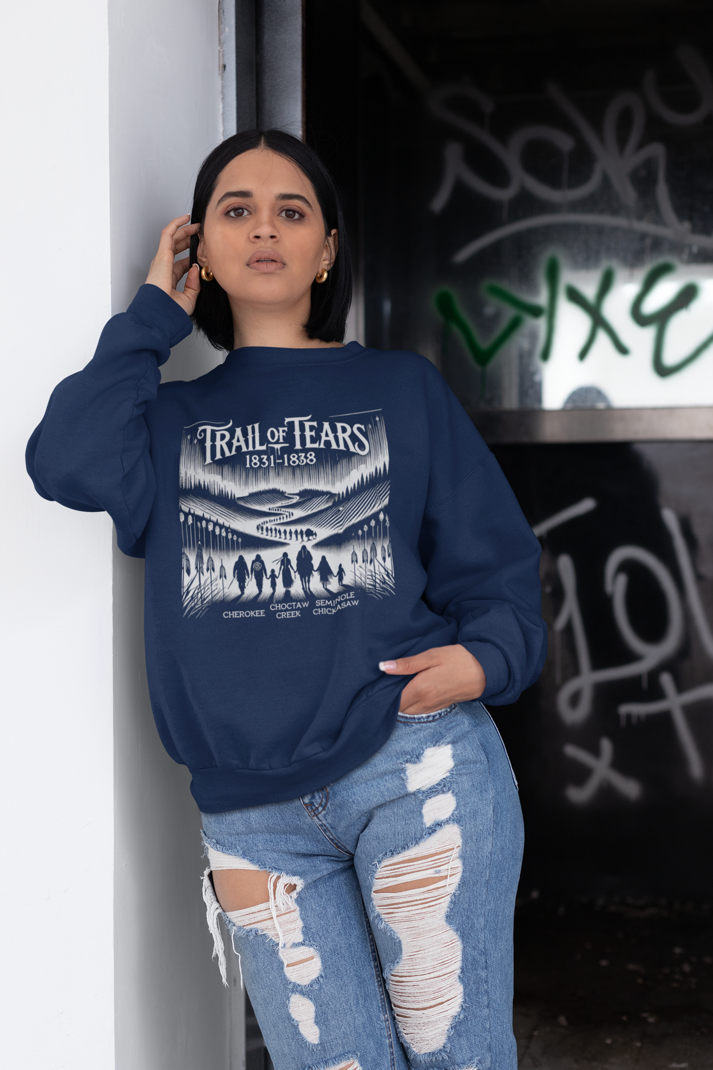 "Lomasi" | Trail Of Tears | Crewneck Sweatshirt