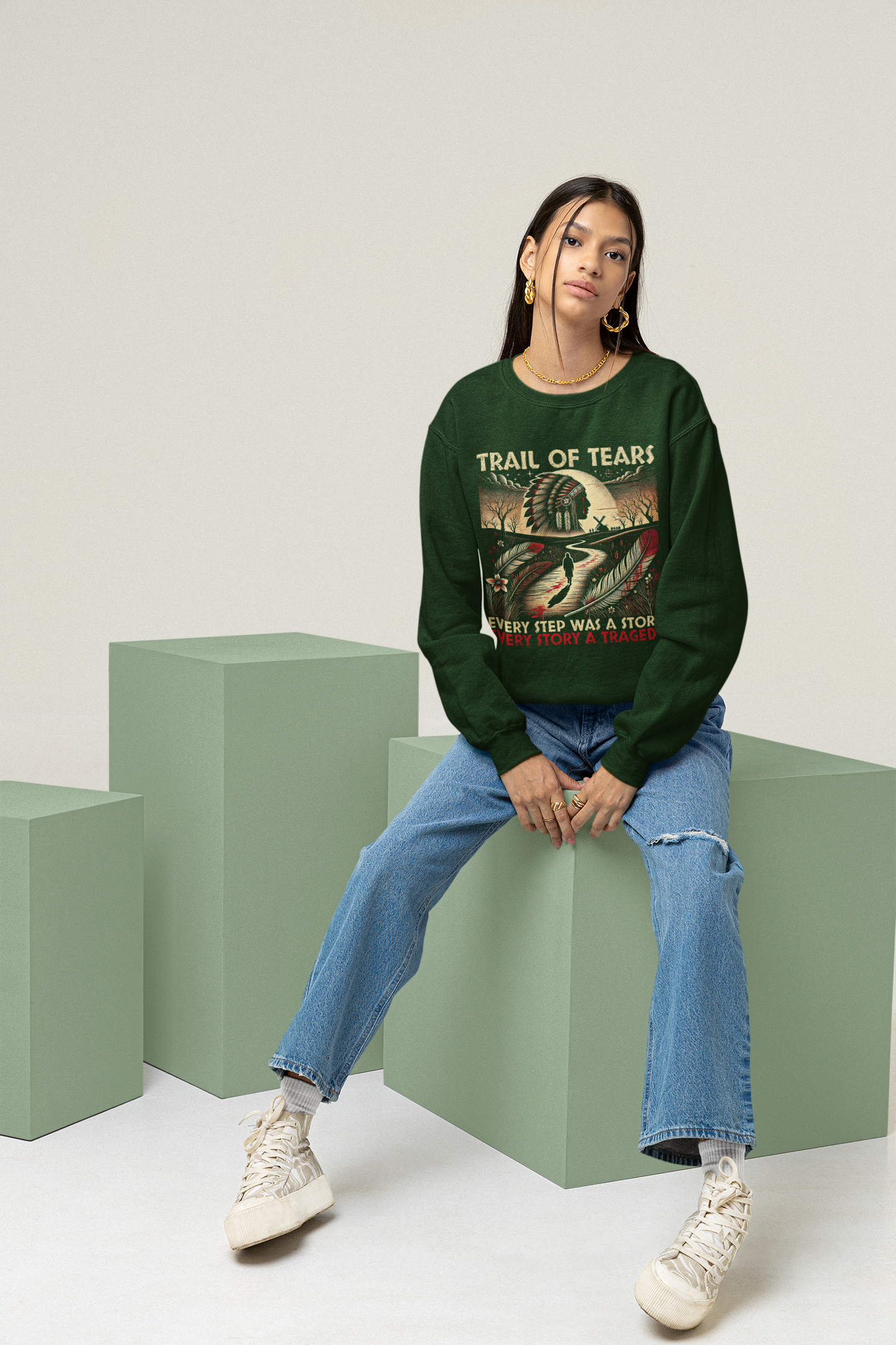 "Tsula" | Trail Of Tears | Crewneck Sweatshirt