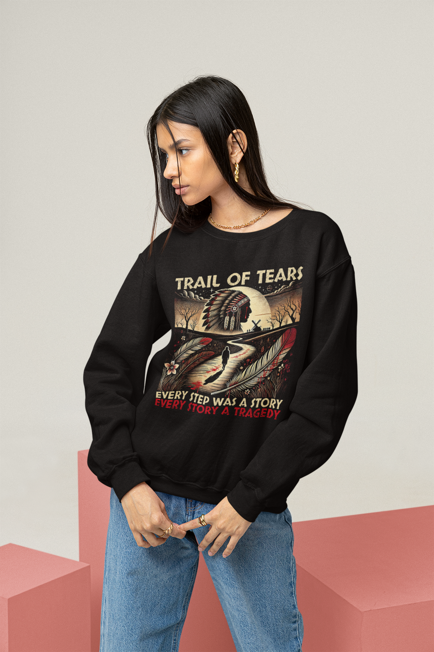 "Tsula" | Trail Of Tears | Crewneck Sweatshirt