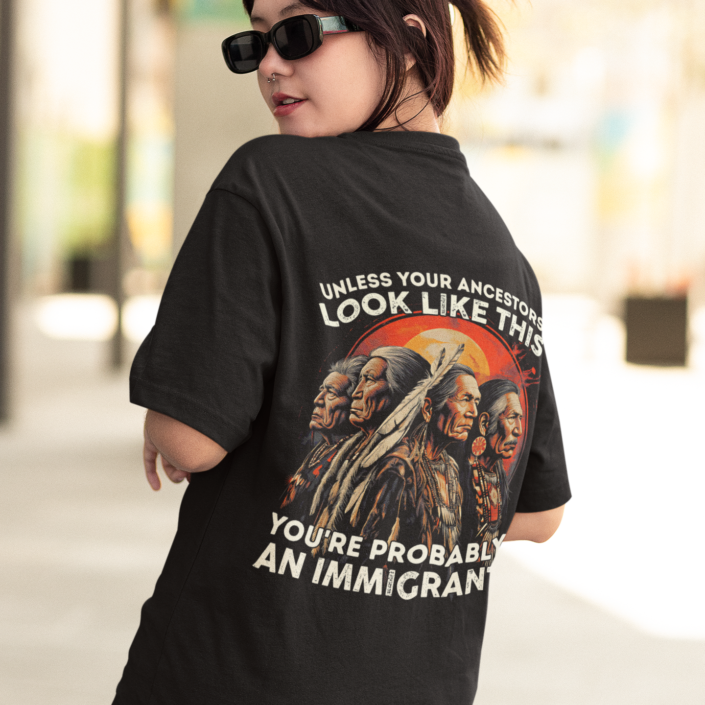 "Angeni" | Trail Of Tears | Unisex Tee | Back