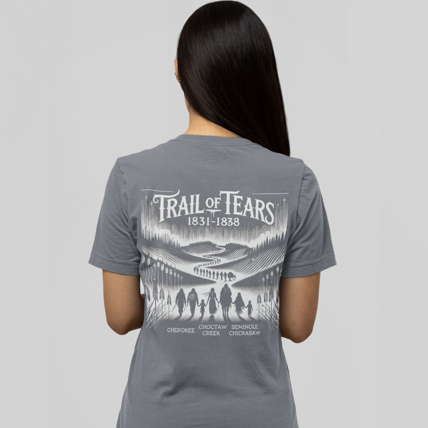 "Lomasi" | Trail Of Tears | Unisex Tee | Back