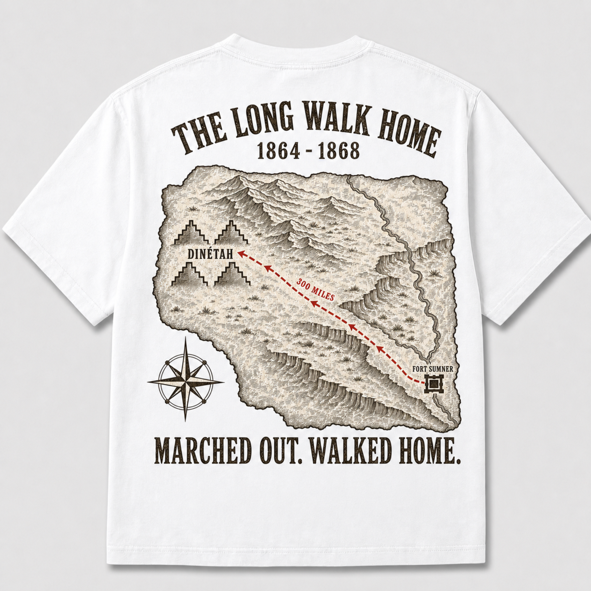 Nahok — The Walk Home — Double-sided T-shirt