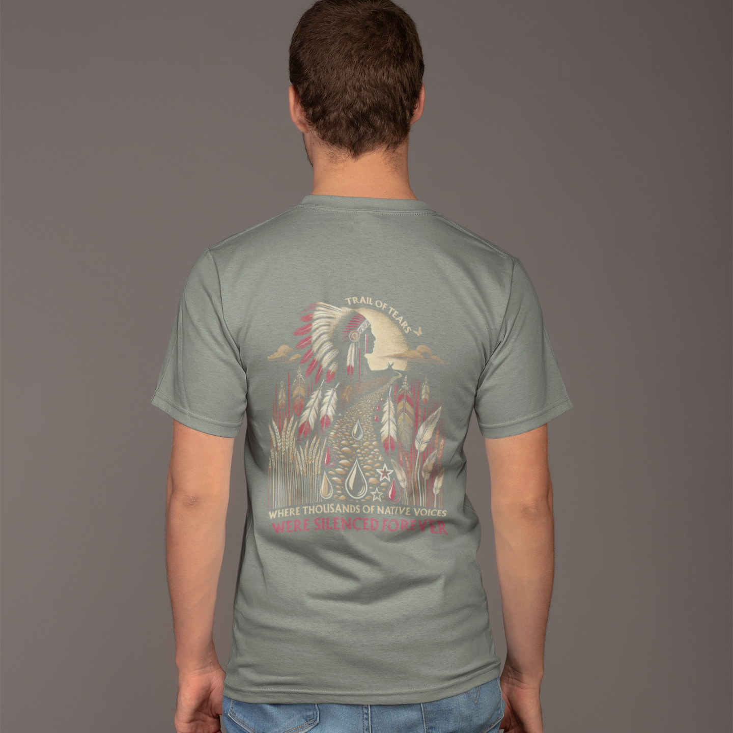 "Sakima" | Trail Of Tears | Unisex Tee | Back