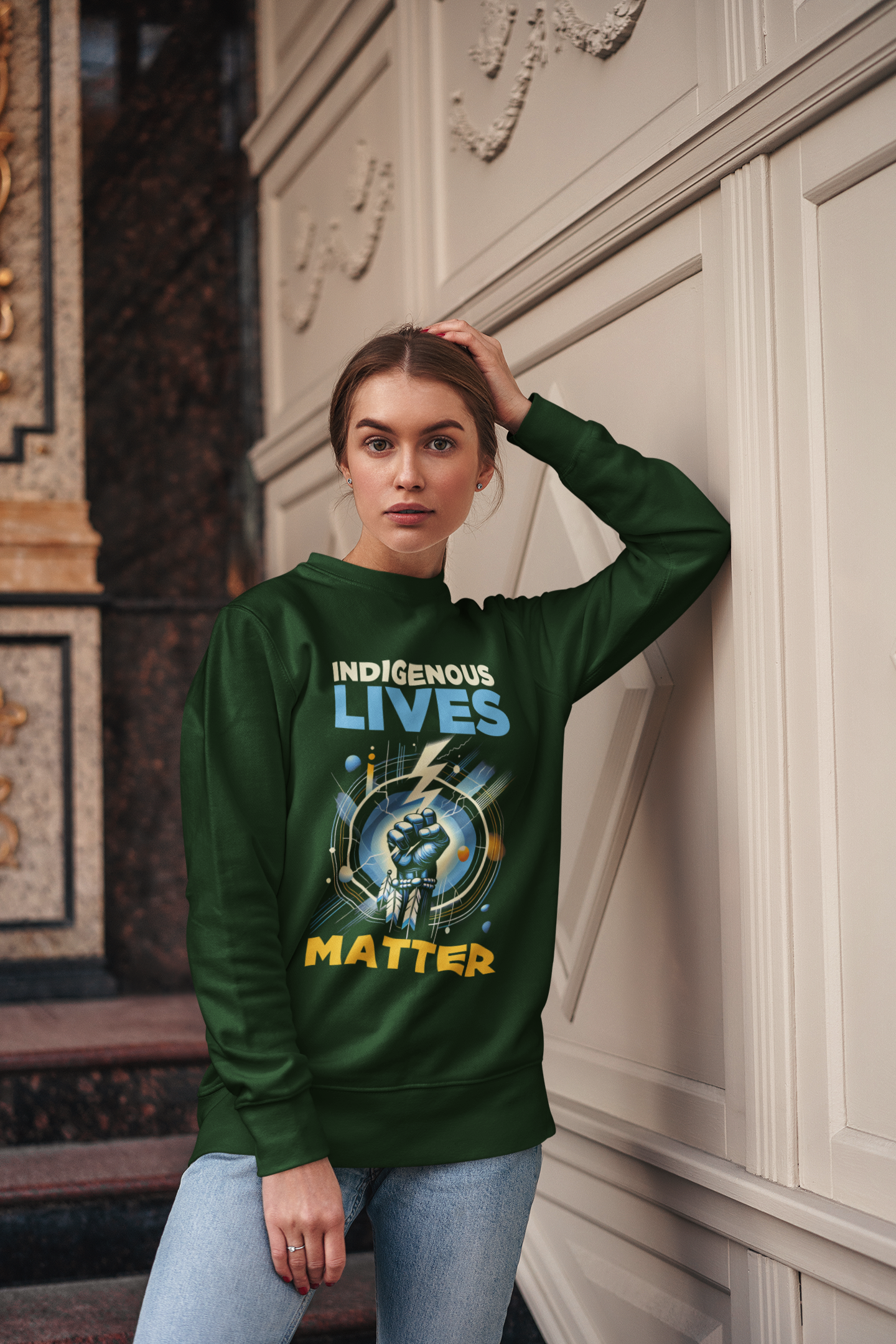 "Ahote" | Support | Crewneck Sweatshirt