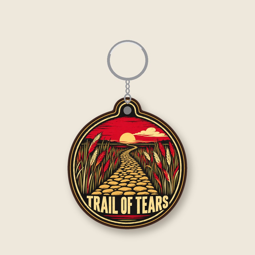 Sakima Trail of Tears remembrance keychain