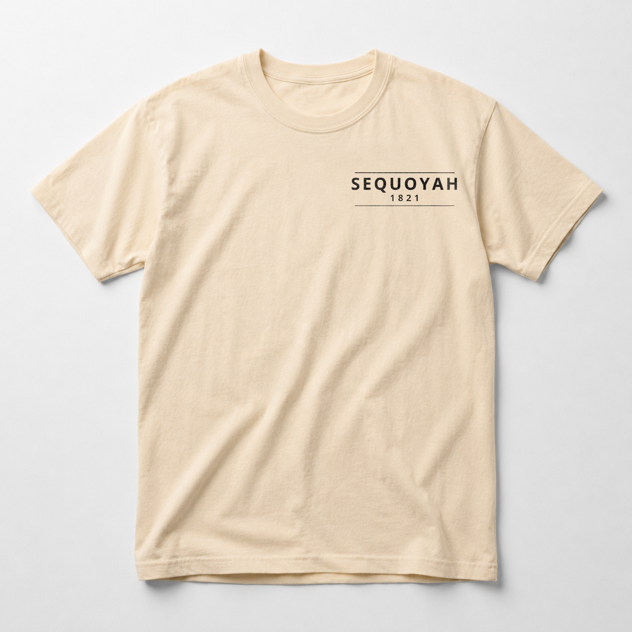 Sequoyah — The Cherokee Syllabary — Double-sided Tee