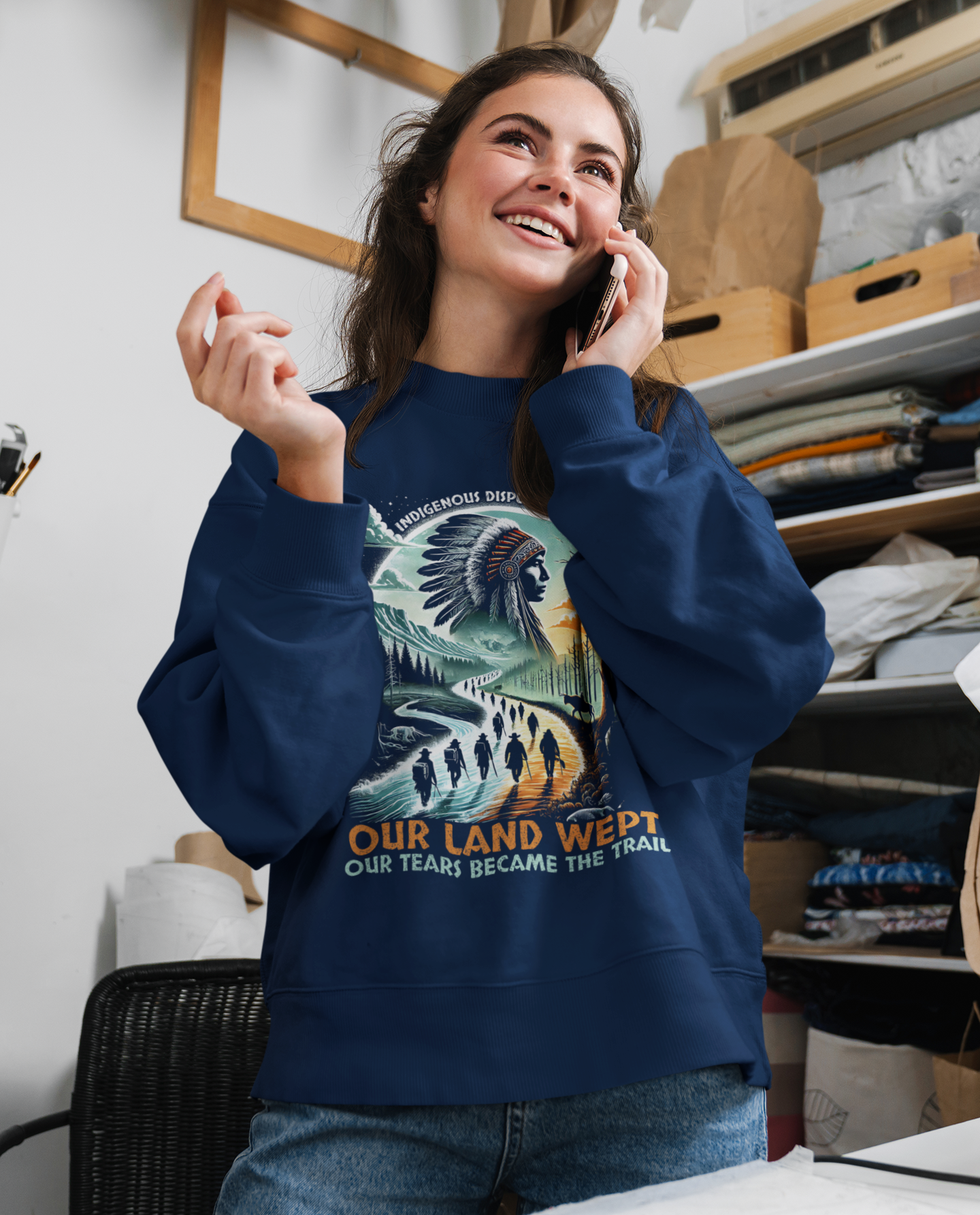 "Hiawatha" | Trail Of Tears | Crewneck Sweatshirt