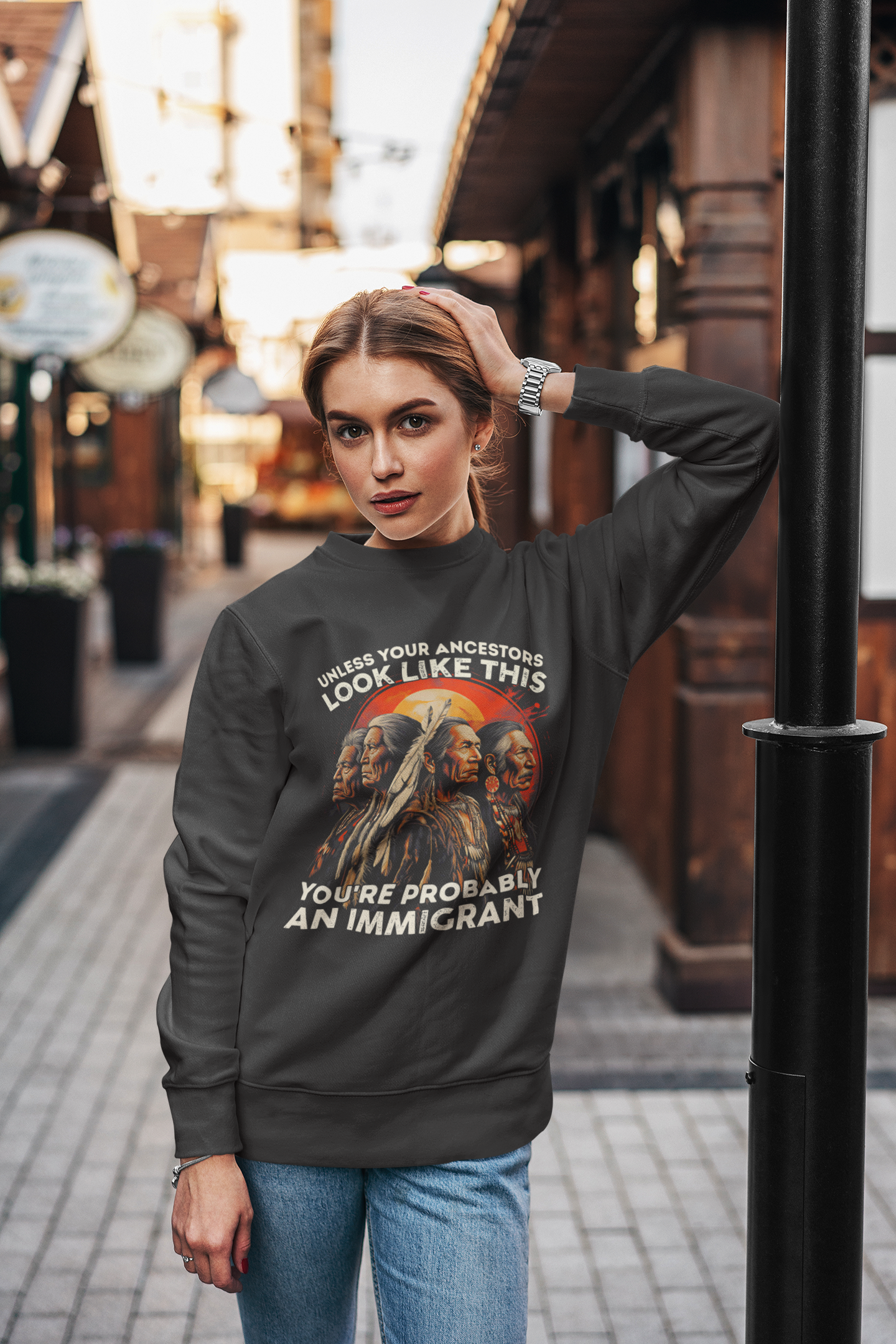 "Angeni" | Trail Of Tears | Crewneck Sweatshirt