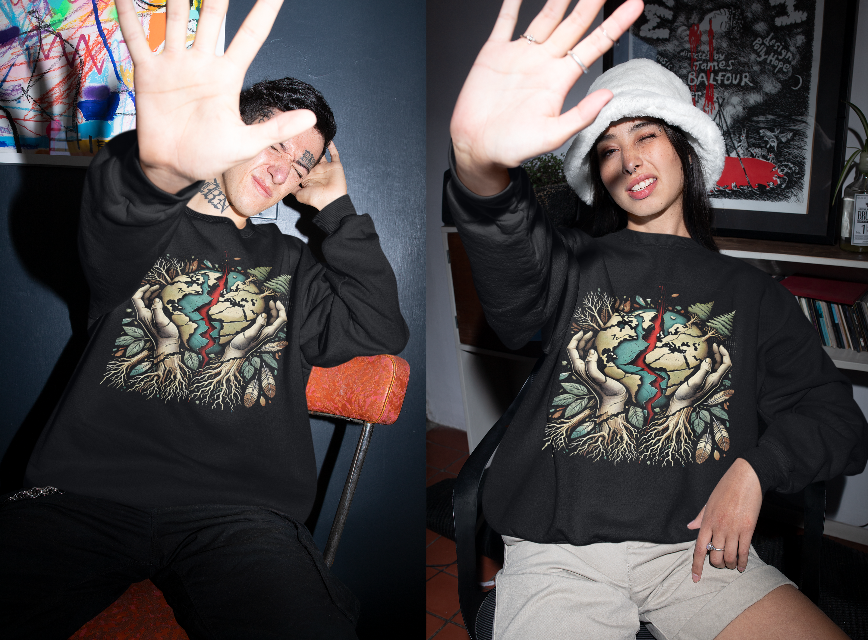 "Elan" | The Earth | Crewneck Sweatshirt
