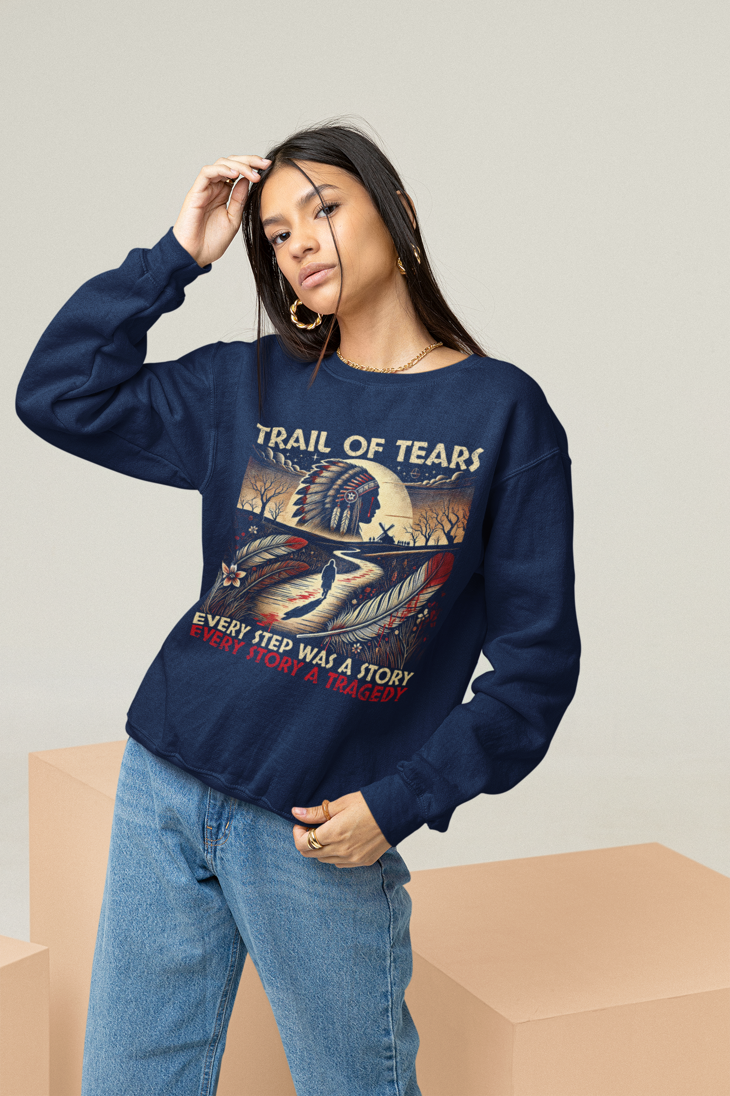 "Tsula" | Trail Of Tears | Crewneck Sweatshirt