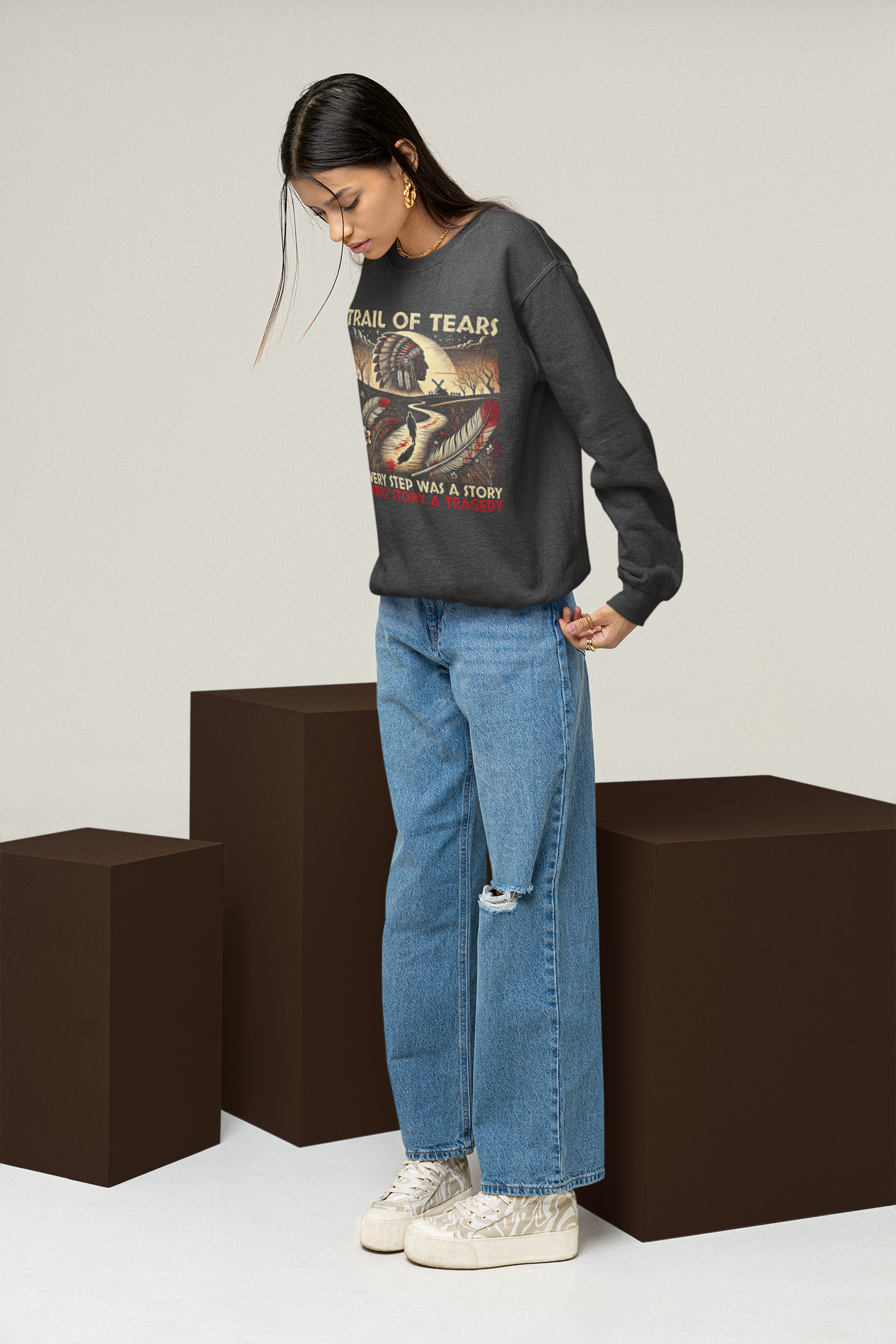 "Tsula" | Trail Of Tears | Crewneck Sweatshirt