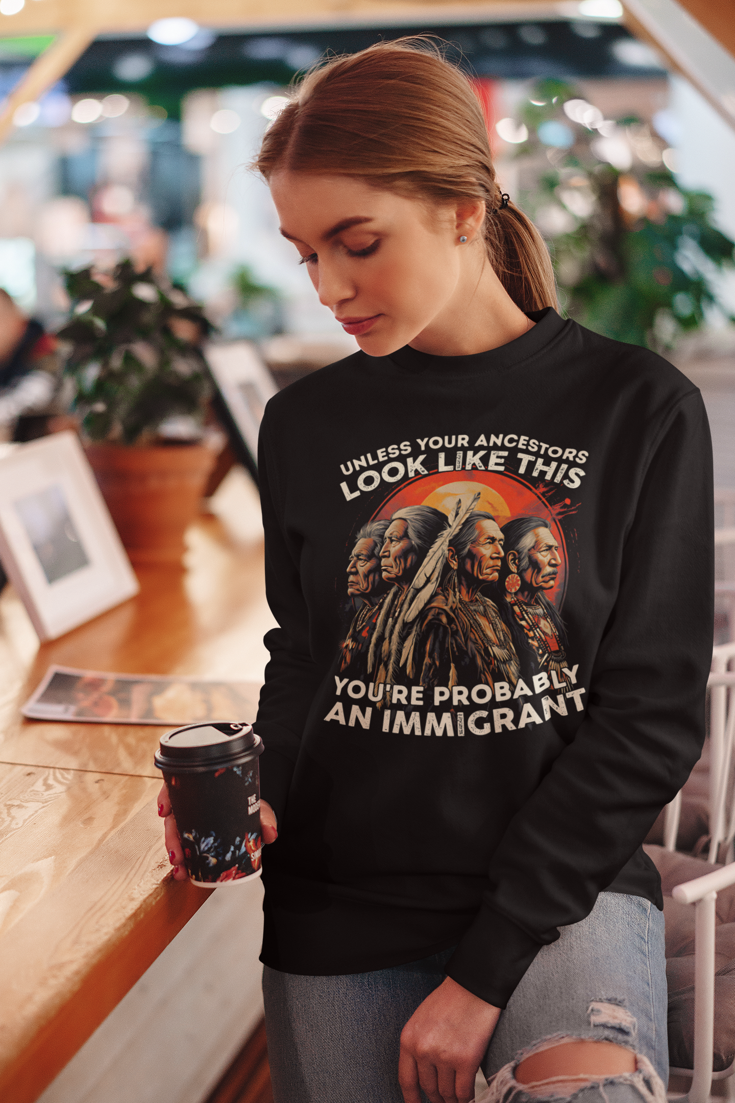 "Angeni" | Trail Of Tears | Crewneck Sweatshirt
